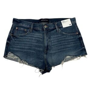 Vintage High Rise Denim Shorty Shorts 2.5” NEW 100% Cotton Aeropostale Sz 14